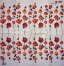 ROS-0886 Roses - 4-ply - Sniff - Fringe - Handkerchief